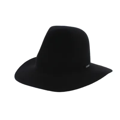Chapeau Western Atlanta Feutre Laine Noir - Stetson Reference : 7058 | Chapellerie Traclet