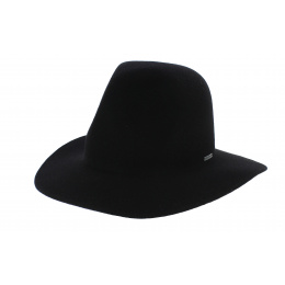 Stetson Atlanta Western Black Wool Felt Hat