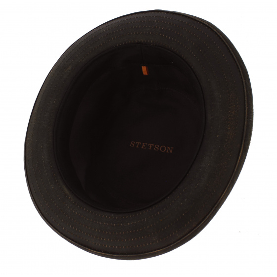 Chapeau Porkpie Vintage Marron - Stetson Chapeau Porkpie Vintage Marron - Stetson