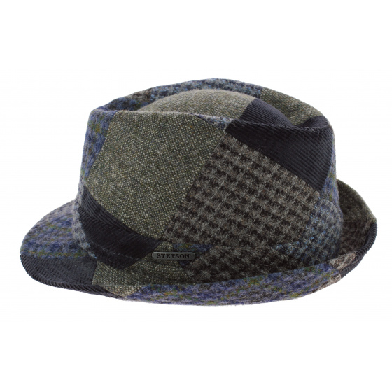 Chapeau Trilby Boston Patchwork Laine - Stetson