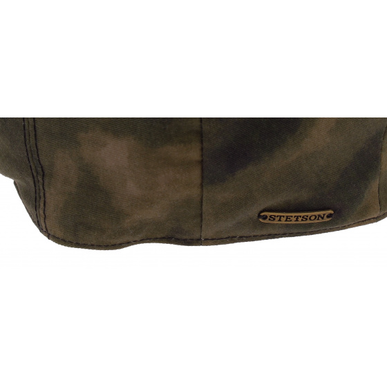 Casquette Plate Kent Camouflage Coton Huilé - Stetson Casquette Plate Kent Camouflage Coton Huilé - Stetson