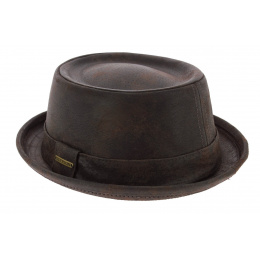Chapeau Porkpie Pigskin Marron - Stetson
