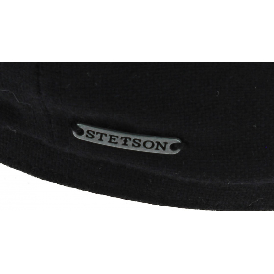 Black Wool Baron Hatteras Cap - Stetson