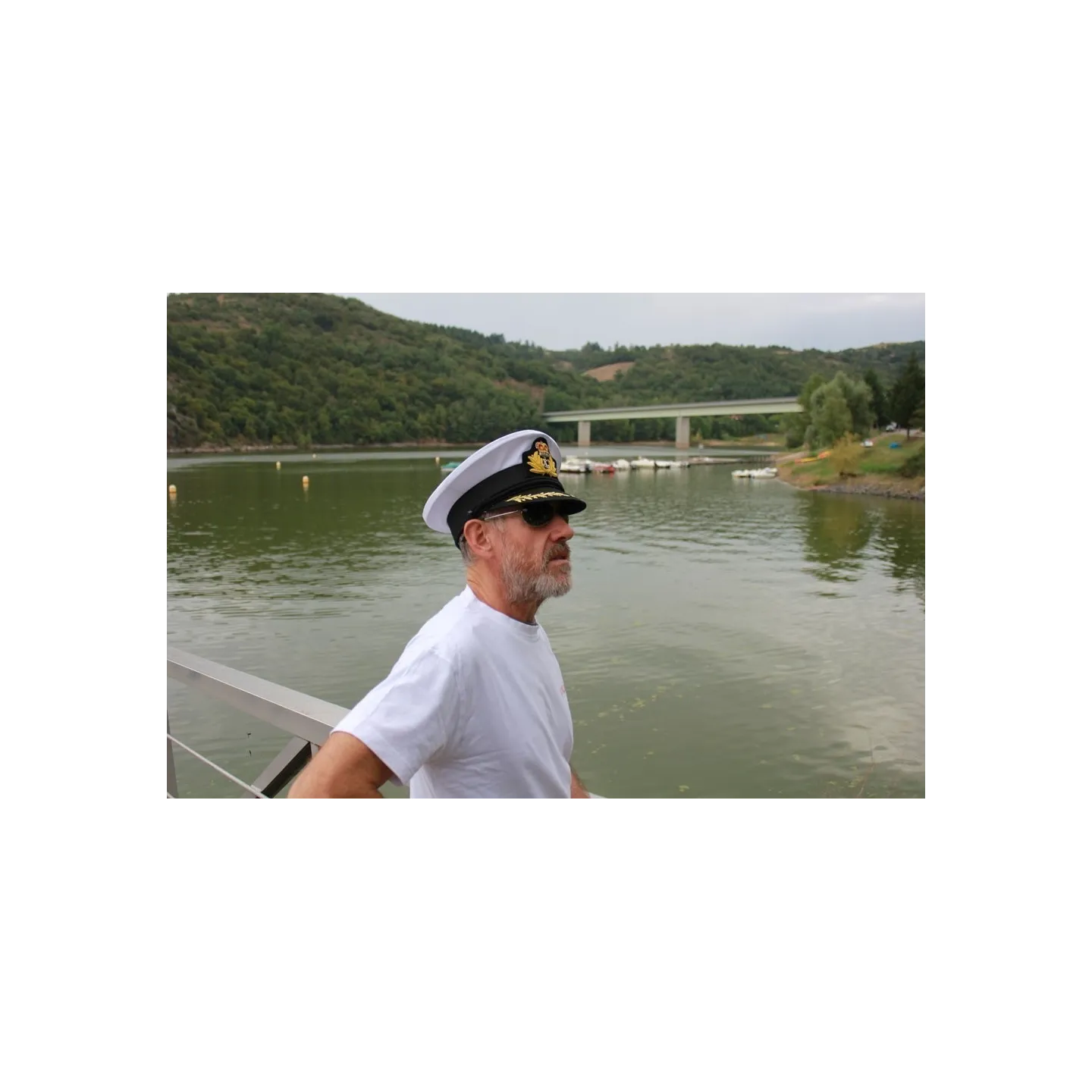 White Captain Cap - Traclet Reference: 6596 | Traclet Hat Shop