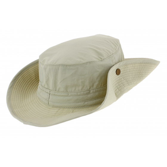 Melbourne Nylon Beige Bucket Hat - Aussie Apparel