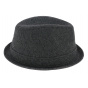 Anthracite Wool Player Peter Hat - Barts
