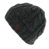 Bonnet Court Twister Turnup Acrylique Gris - Barts Reference : 7121 | Chapellerie Traclet