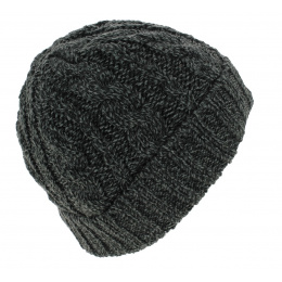 Short Twister Turnup Acrylic Grey Short Beanie - Barts