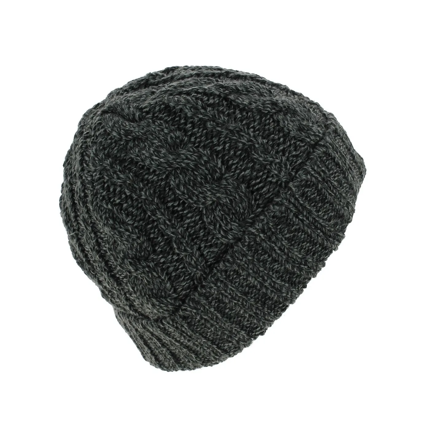 Bonnet Court Twister Turnup Acrylique Gris - Barts Reference : 7121 | Chapellerie Traclet