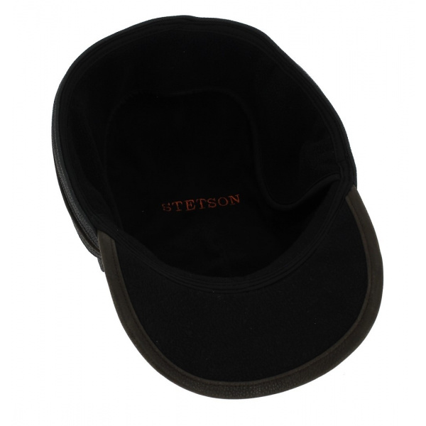 stetson hat with ear flaps