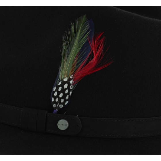 Chapeau Stetson Yutan Flexible Noir