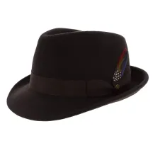 brown elkader felt hat - Stetson Reference: 584 | Traclet Hat Shop