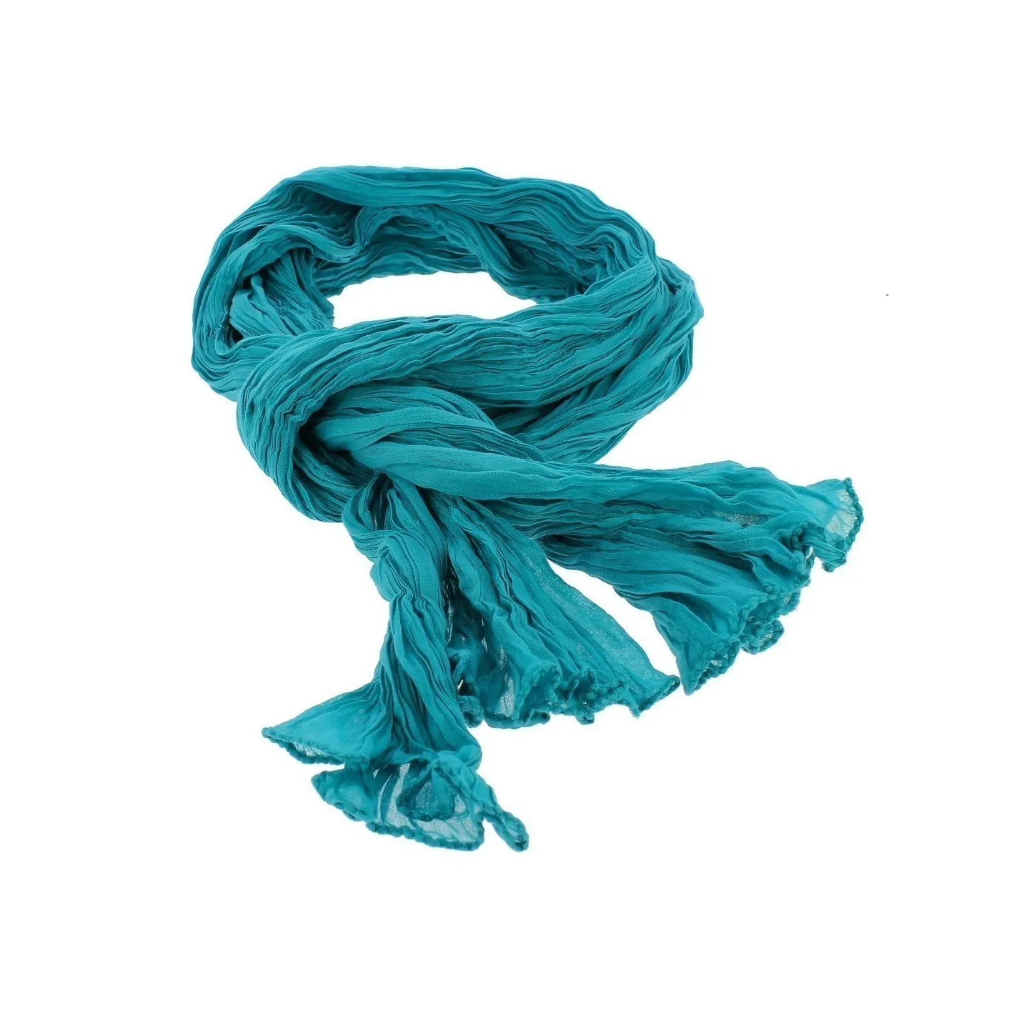 Chèche Torsade Bleu Turquoise Coton - Traclet Reference : 4621 | Chapellerie Traclet
