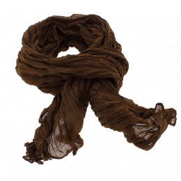Dark Brown Twisted Cotton Cheche - Traclet