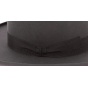 Grey Wool Felt Round Hat - Traclet