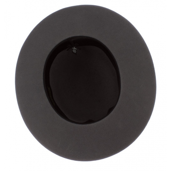 Chapeau Rond Feutre Laine Gris - Traclet Chapeau Rond Feutre Laine Gris - Traclet