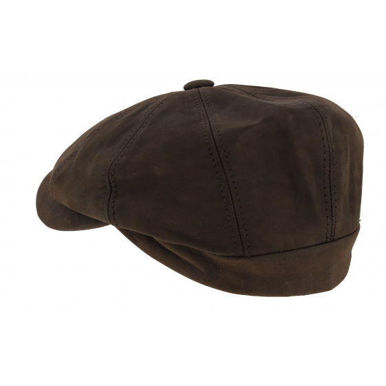 Wayne Leather Cap