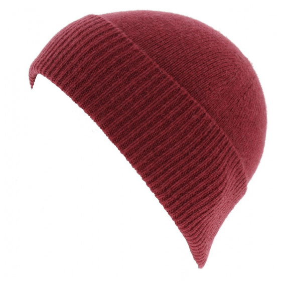 Bolzano Raspberry Cashmere Beanie - Traclet