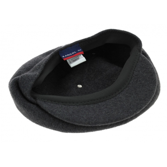Kangol Newsboy Cap Anthracite - Wool Spitfire