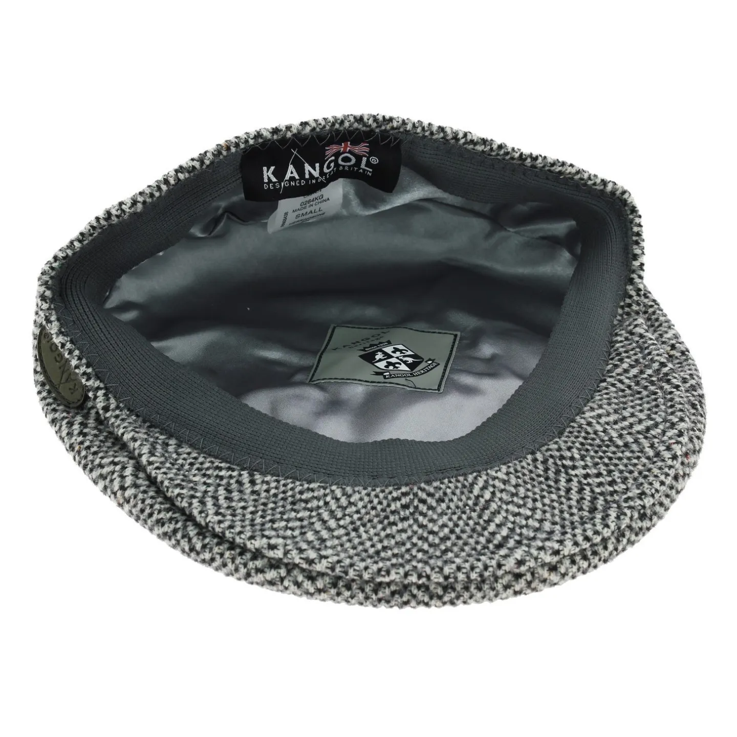 Wool Herringbone Cap Beret - Kangol-black Reference: 1103 | Traclet Hat Shop