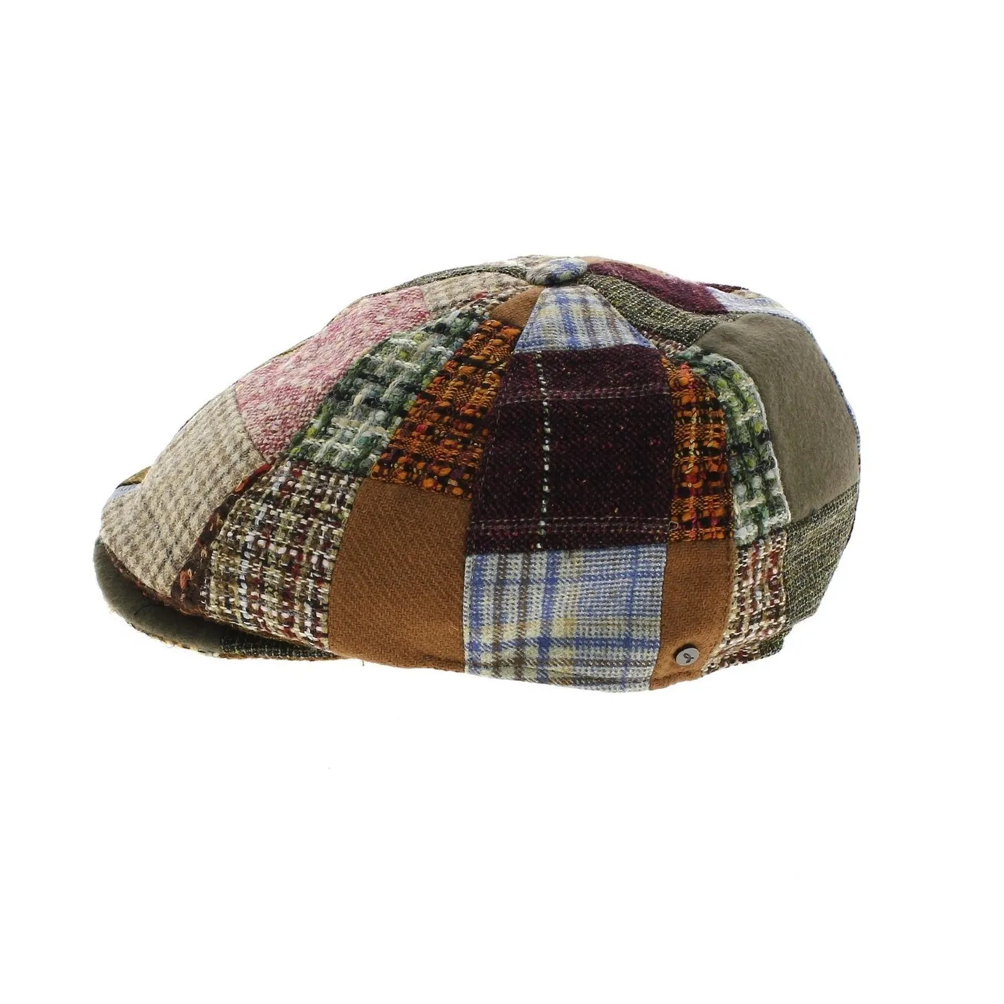 Rounded Patchwork Cap - Doria Reference: 5617 | Traclet Hat Shop