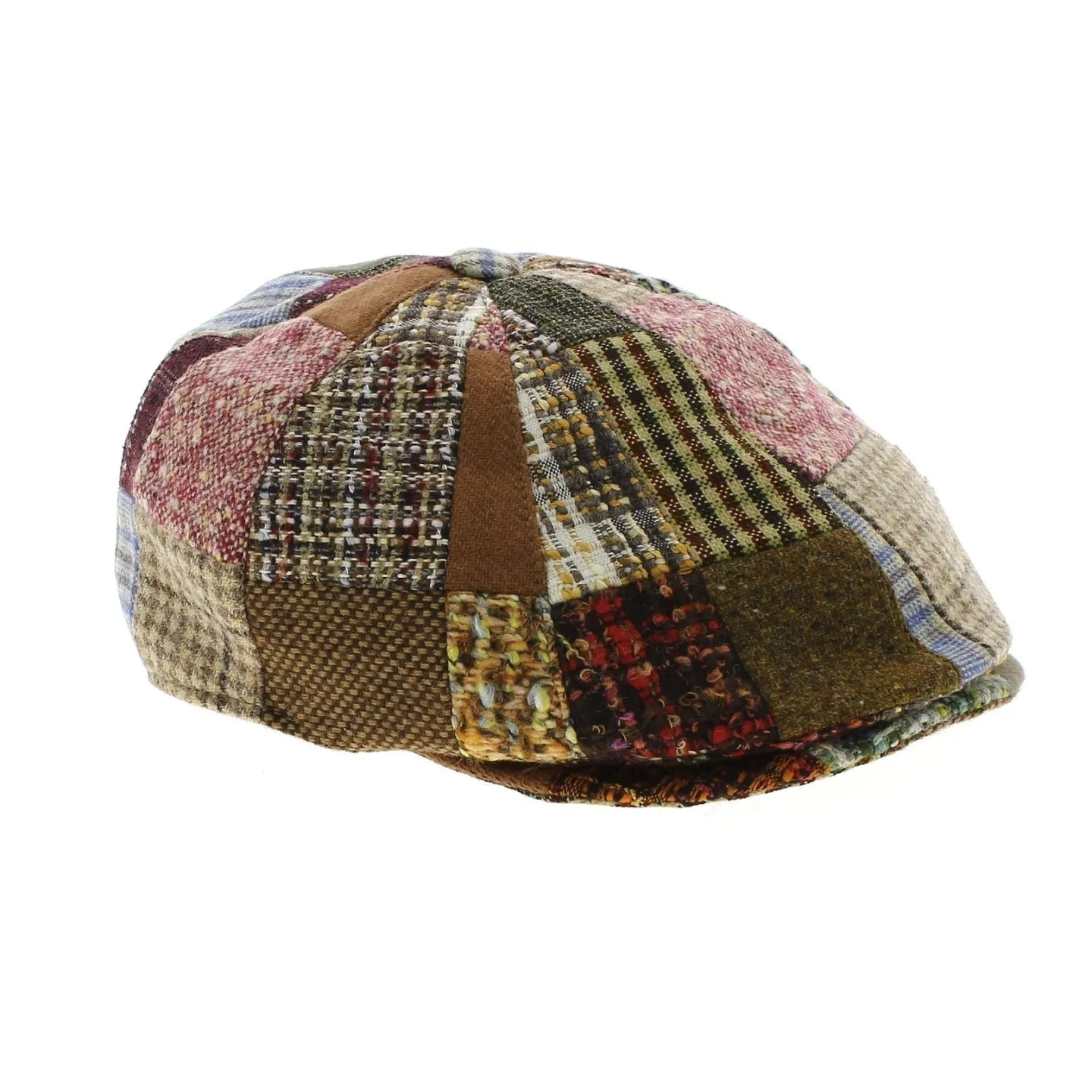 Rounded Patchwork Cap - Doria Reference: 5617 | Traclet Hat Shop
