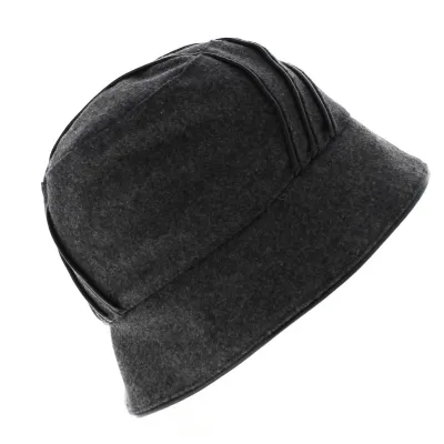 chapeau cloche année 30 - chapeau cloche femme - achat chapeau feute Reference : 2357 | Chapellerie Traclet