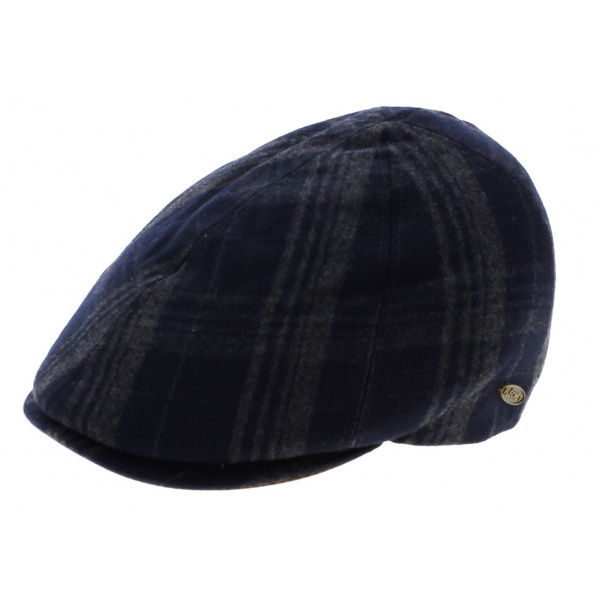 Béret Français En Laine Tweed 100% - Imperméable, Doublure Coton - Coupe Cintrée - Homme/Femme - Fabriqué En France - 14