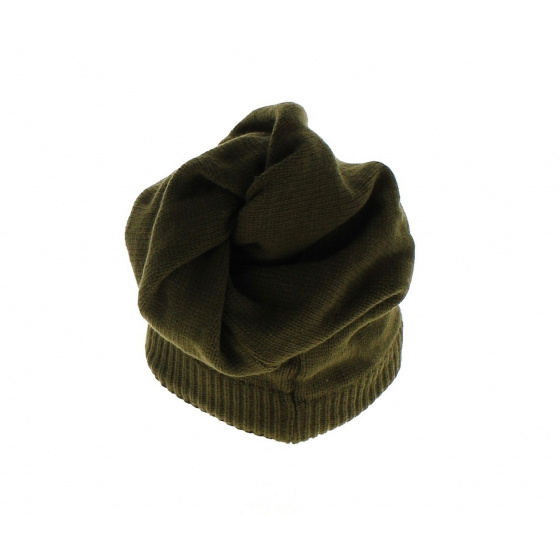 Freeboard Khaki Long Slouchy Beanie