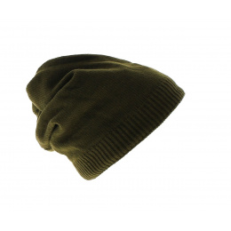 Freeboard Khaki Long Slouchy Beanie