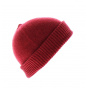 Classic redcurrant cashmere beanie