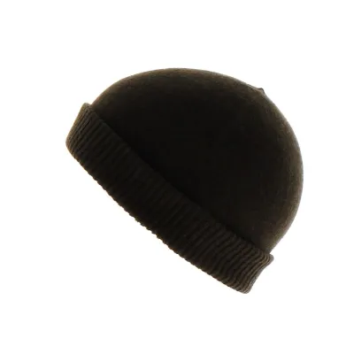 Classic brown cashmere beanie made in France Reference: 7205 | Chapellerie Traclet