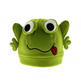Funny frog cap green frog child