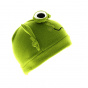 Funny hat green frog child 