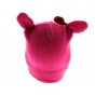 Fancy pink bunny hat