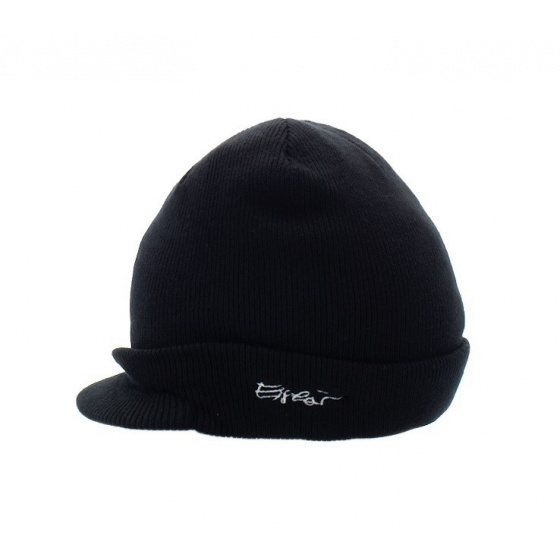 Black Otto Acrylic Beanie Cap - Eisbär