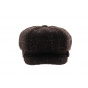 Brown fancy Leona cap