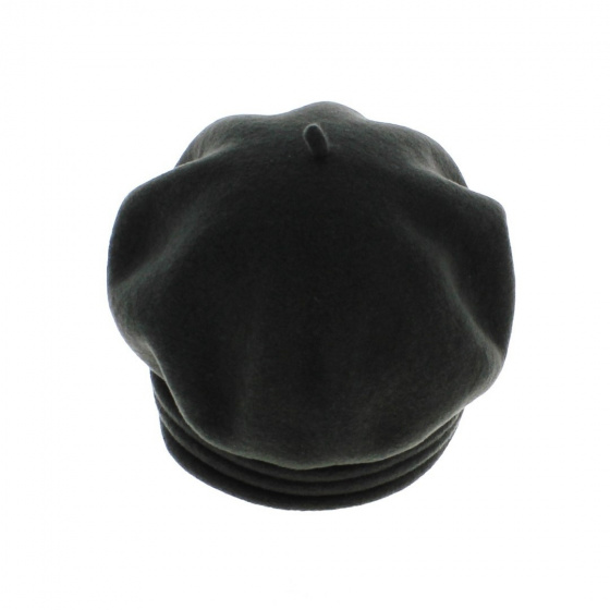 Chopin Heritage Beret by Laulhère - olive