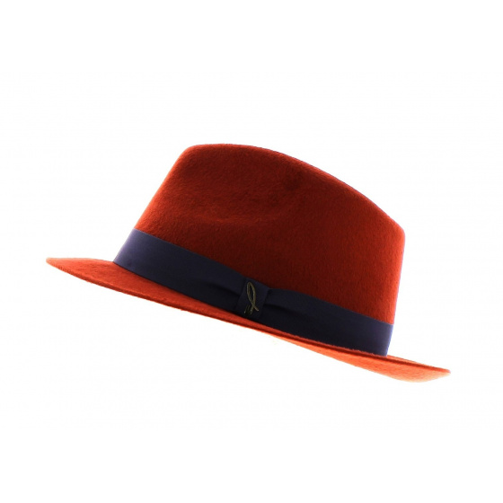 Rust Doria Trilby Hat