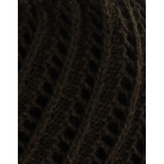 Ariane Knit Beanie - Chocolate Brown