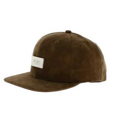 Casquette Silverline 6 Panel Camel - KING APPAREL Reference : 6013 | Chapellerie Traclet