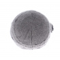 Ariane-Angora grey angora knit hat