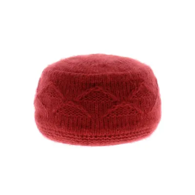 Beret Bonnet Funny angora Fuchsia - Traclet