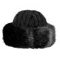 Cable Faux Fur Cap Black - Barts