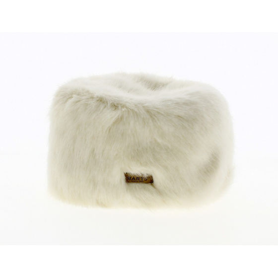 JOSH White Faux Fur Beanie Hat - Barts JOSH White Faux Fur Beanie Hat - Barts