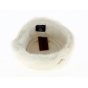 JOSH White Faux Fur Beanie Hat - Barts