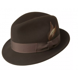 Tino Brown Trilby Hat - Bailey