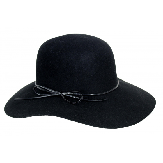 HAUKE felt wide-brimmed hat