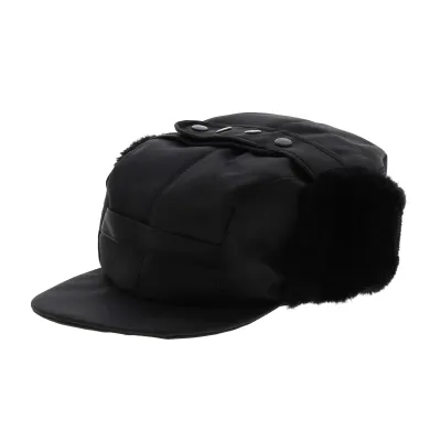 Casquette de chasseur-achat casquette de chasse-casquette chasse-Traclet-Noir Reference : 7309 | Chapellerie Traclet