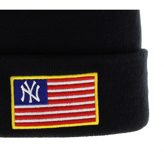 MLB Flag Knit Neyya New Era Beanie Navy Blue MLB Flag Knit Neyya New Era Beanie Navy Blue